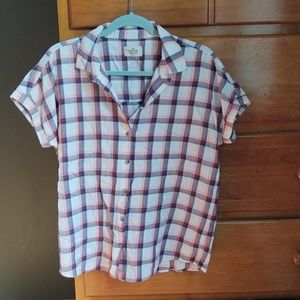 Marine Layer Button Up Boxy Top
